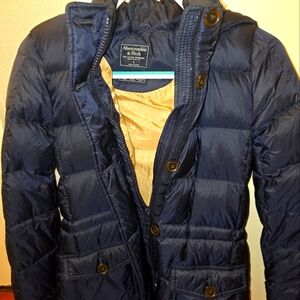 Abercrombie & Fitch women's jacket, Size Small, Navy Blue